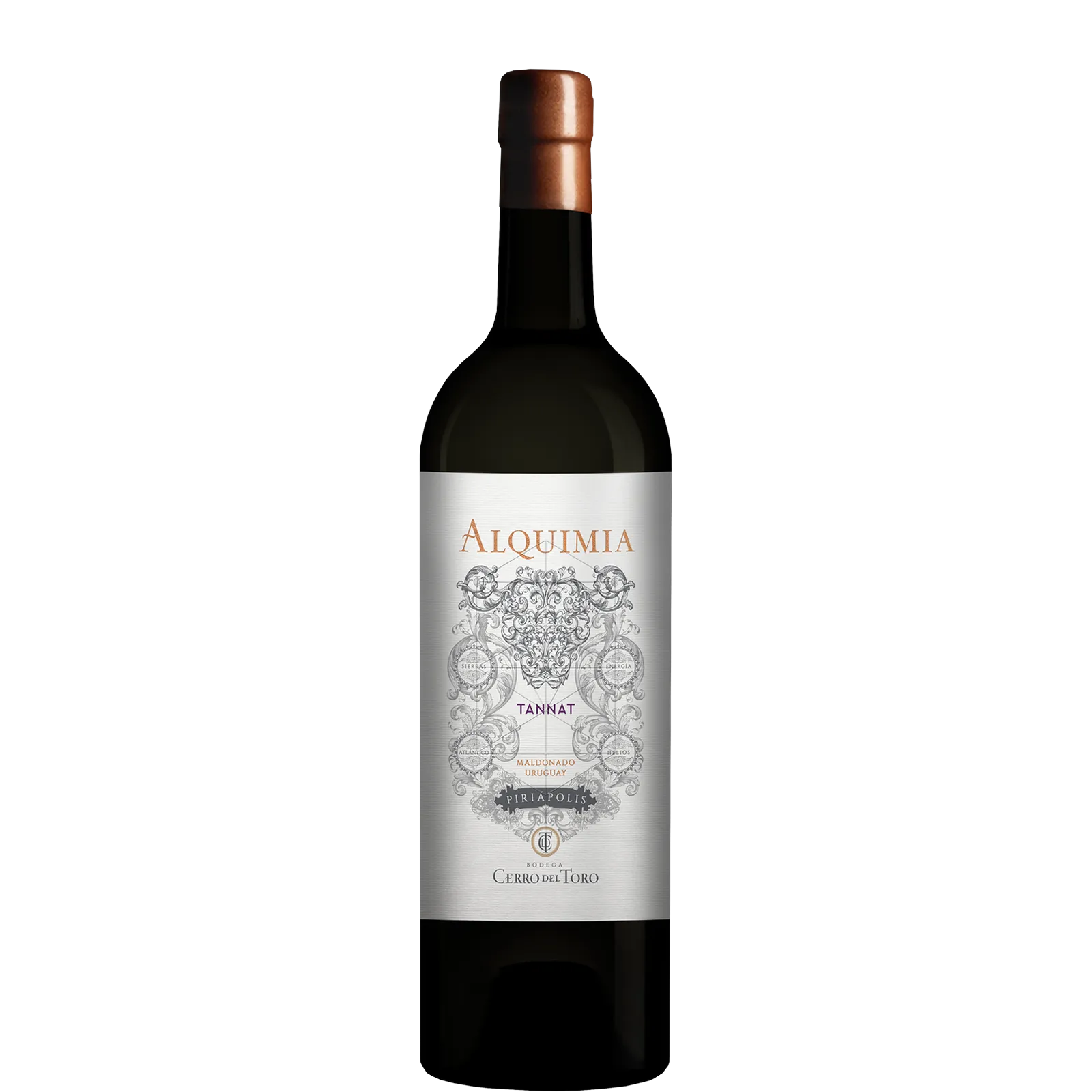 Vino tinto uruguayo ALQUIMIA Tannat - Cerro del Toro