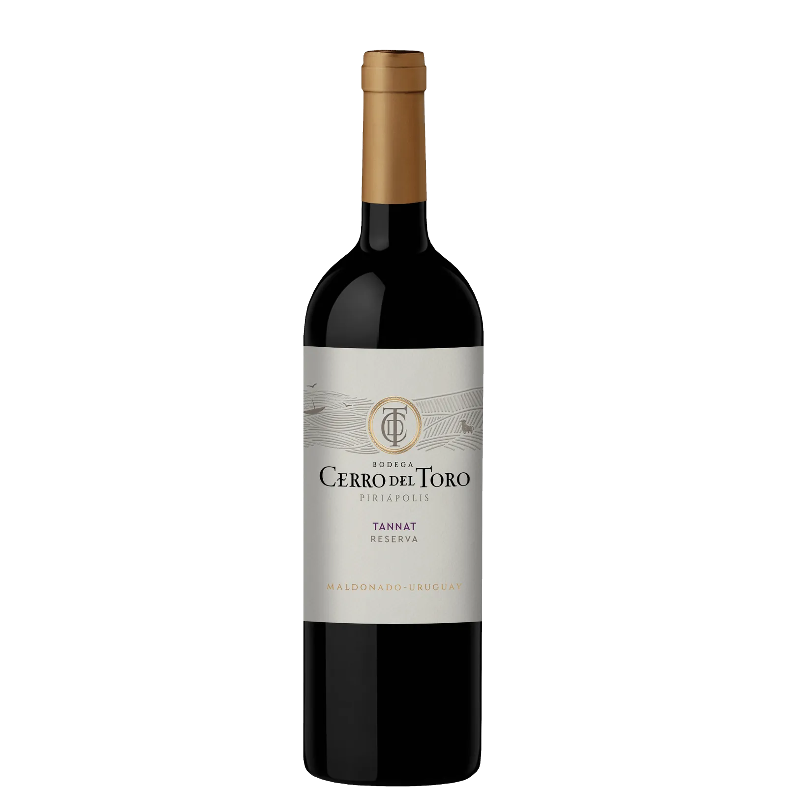 Vino tinto uruguayo RESERVA Tannat - Cerro del Toro