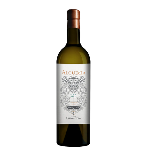 Vino uruguayo ALQUIMIA Corte Único blanco - Cerro del Toro