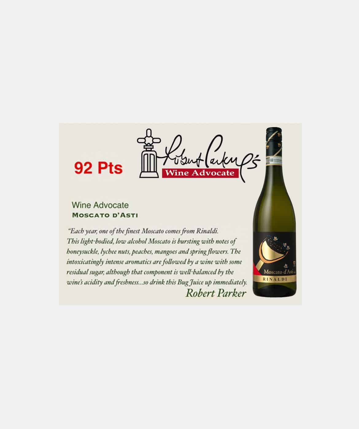 RINALDI - MOSCATO D’ASTI DOCG
